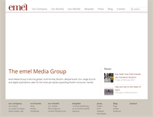 Tablet Screenshot of emelmediagroup.com